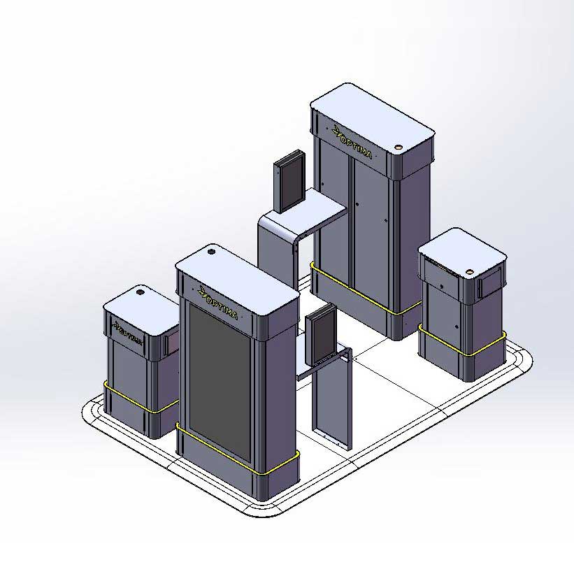 progettazione стенд для торгового центра